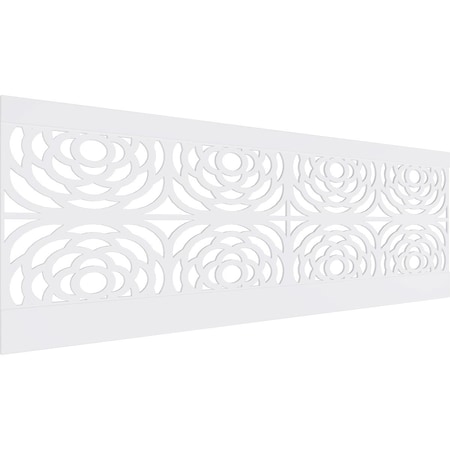 Ekena Millwork 32"H x 94 1/2"W Edinburg PVC Wainscot Paneling Kit WPK32X94EBP